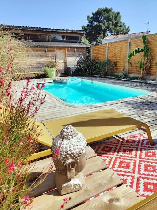 Tiny House Avec Jardin Et Acces Piscine Chauffee Villa Saint-Médard-en-Jalles Kültér fotó